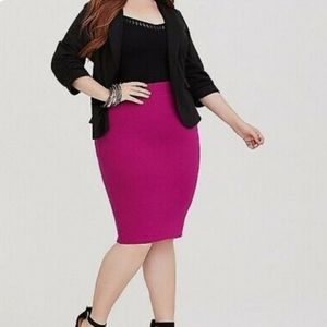 Plus size pencil skirt